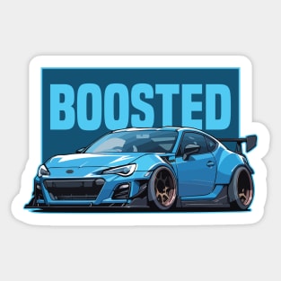 Subaru BRZ Car Art - Widebody Modified Boosted JDM Car Sticker